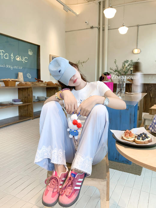 【169元任选2件】最后一波现货！小众甜美宽松抽绳百搭阔腿裤 商品图10