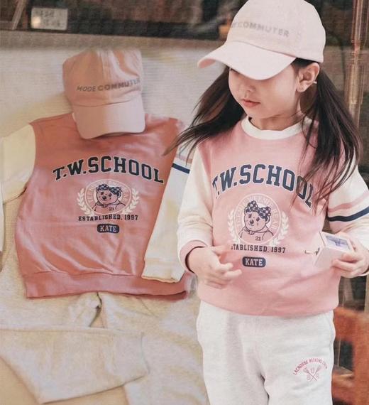 点此购买 120-160TW卡通小熊女童秋款经典运动风童装 dmt 327952 商品图6