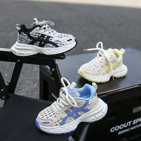 【时尚百搭！新款运动鞋】女童网面透气运动鞋夏季女孩老爹鞋中大童单网面透气单鞋。ra