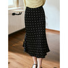 OLrain欧芮儿A字显瘦波点半身裙女秋季2025新款高腰显瘦中长裙 商品缩略图0
