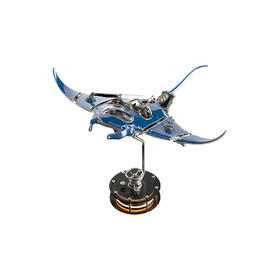 极械 蝠鲼 金属艺术品拼装摆件 成品板 