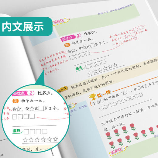 2025年秋 小学数学【北师大版】 一年级上册 实验班学霸笔记 1年级 商品图3