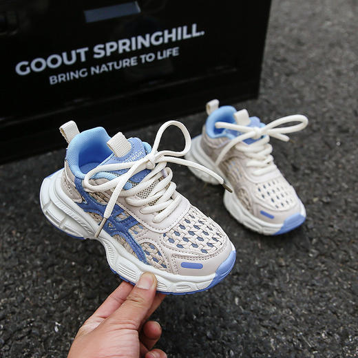 【时尚百搭！新款运动鞋】女童网面透气运动鞋夏季女孩老爹鞋中大童单网面透气单鞋。ra 商品图2