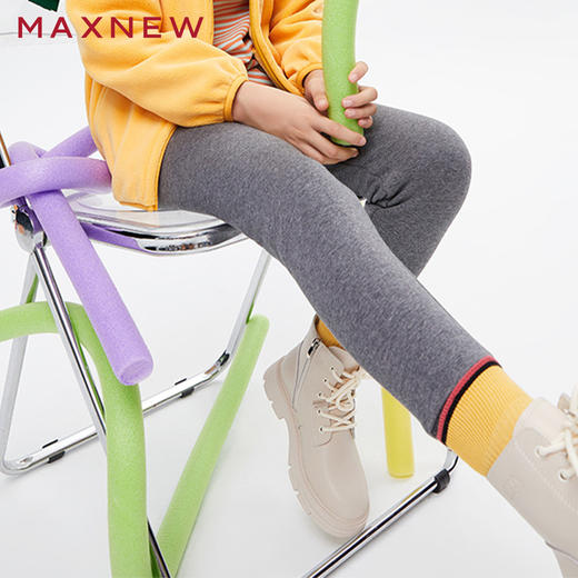 【门店同款】马恩MAXNEW童装秋冬女孩童装针织打底裤加厚百搭外穿 商品图0