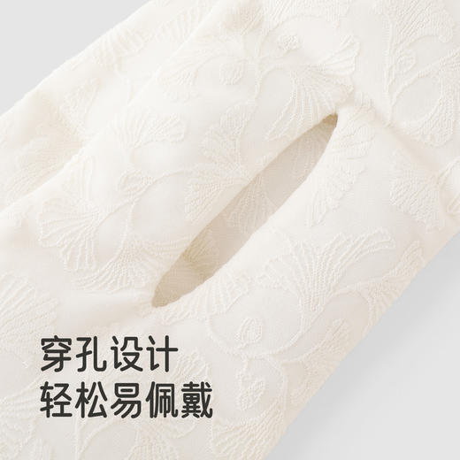 【高定系列】英氏针织围巾女童绵羊毛白鸭绒冬季优雅百搭女孩新款 商品图3