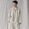 山也 郝 和纸亚麻拼接袖夹克外套 商品缩略图1