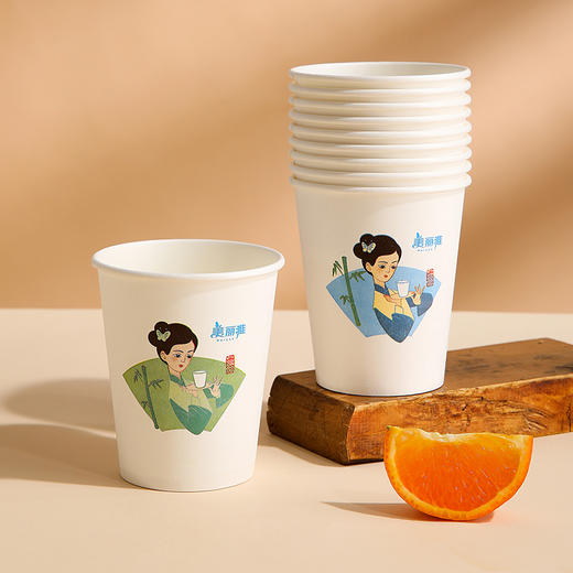 美丽雅 闲趣纸杯 250ml*50只 商品图4
