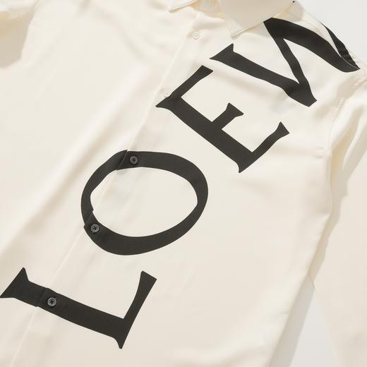 中性款丝质印花长袖衬衫014 商品图2