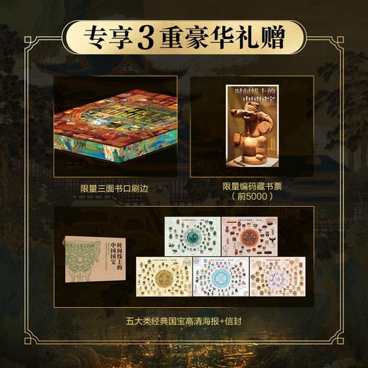 【一次尽览1.45亿年全球史】《时间线上的中国国宝 》横跨6大洲，1400余件世界珍品，双轨目录，讲述200多个国家文化、服饰、建筑、美学 商品图1