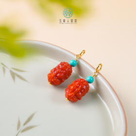 S925南红小佛吊坠约14*9mm