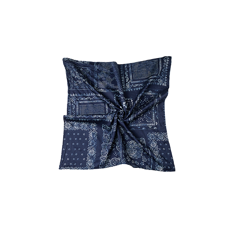 【林栖设计小店】【植物染】（现货）真丝丝巾草木染拓印2025秋季新款桑蚕丝方巾女2953047