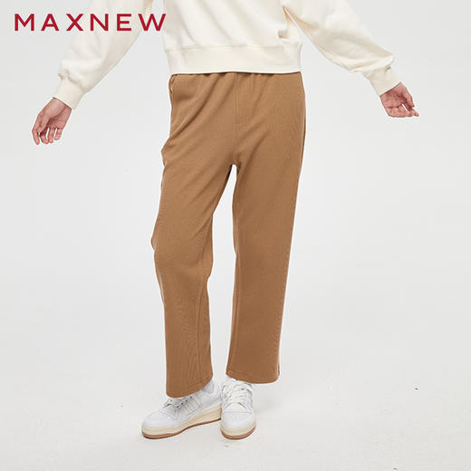 【门店同款】马恩MAXNEW女装针织长裤秋冬季新款休闲百搭时尚松紧 商品图2