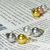 【经典不过时】yiyixm 一周珍珠耳钉（5对） | 三个黄金尺寸 5种颜色 镜面光泽 时尚简约 商品缩略图3