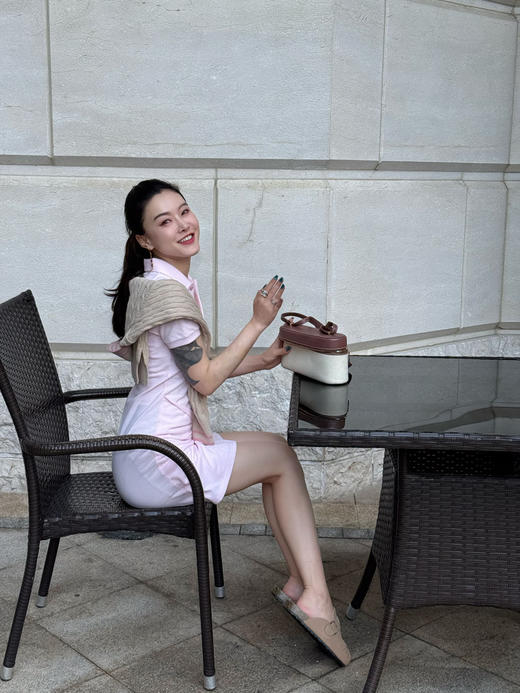 DUO智仙生 粉标 芭比衣橱系列 奶昔粉运动Polo连衣裙 商品图4