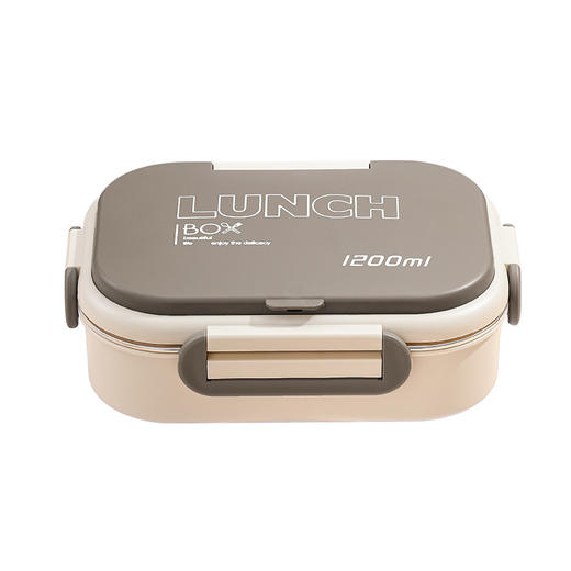 【抗菌316 日式保温饭盒】 上班专用 可微波加热316不锈钢餐盒 分格便当盒午餐盒 商品图4