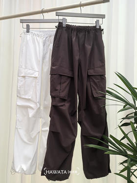 哈瓦塔（全棉）休闲带兜工装裤 H351162
