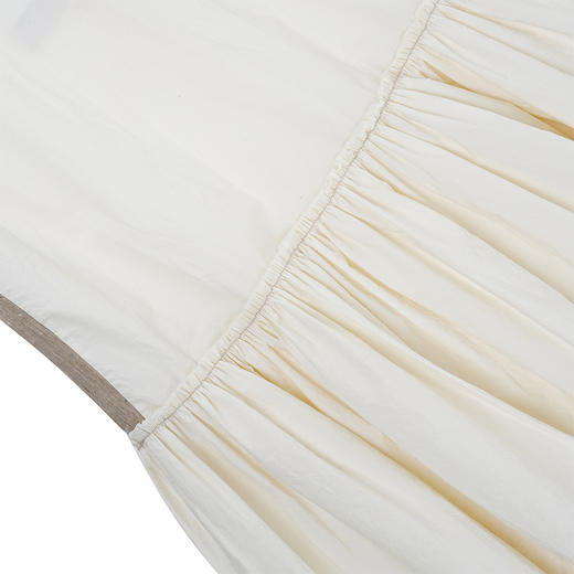 山也 郝 女装棉麻拼接无袖连衣裙 商品图2