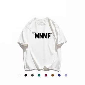 宽松舒适！港风简约印花纯棉T恤   A-5119