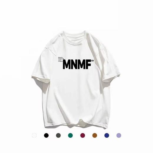 宽松舒适！港风简约印花纯棉T恤   A-5119 商品图0