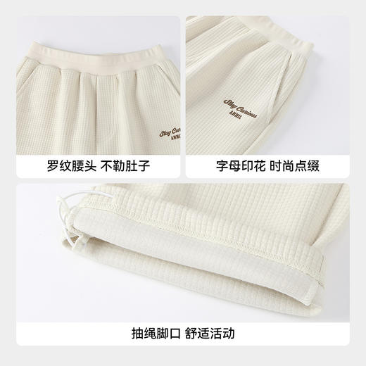 【实体店同款】男女童全腰针织单裤秋季新款安奈儿童装AM536116 商品图4