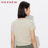 【门店同款】马恩MAXNEW2025夏季新款女装短袖T恤女圆领修身显瘦 商品缩略图2