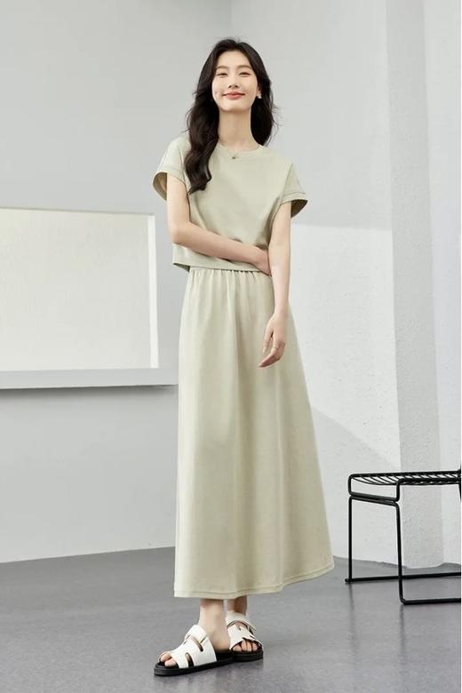 VIMLY/梵希蔓 清新休闲气质短袖两件套装 21205 商品图1