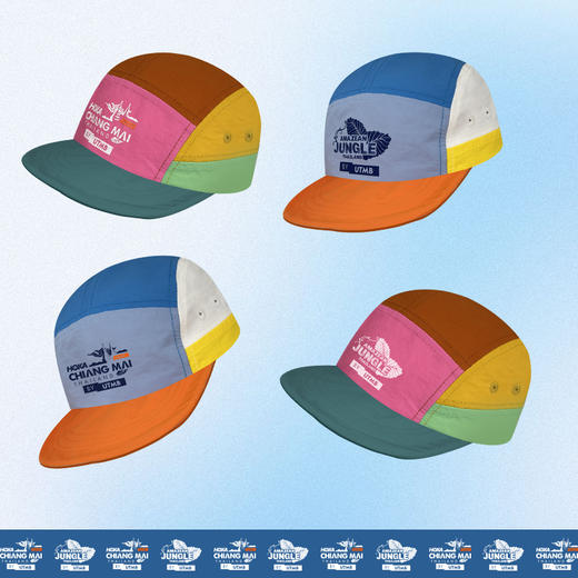 泰国UTMB®限定版可弯折软帽檐太阳帽男女同款户外跑步运动遮阳防晒吸汗速干透气 商品图4