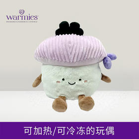 英国WARMIES 飞鱼子赤虾可爱寿司毛绒玩具可加热抱枕