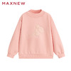 【门店同款】马恩MAXNEW童装秋冬女童加厚冬季卫衣圆领保暖绣花宽 商品缩略图1