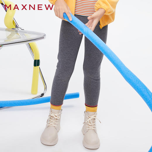 【门店同款】马恩MAXNEW童装秋冬女孩童装针织打底裤加厚百搭外穿 商品图1