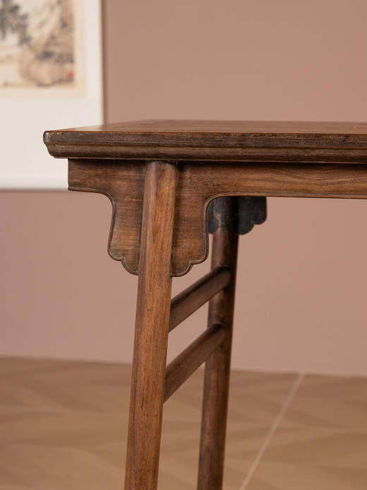 清	红木夹头榫刀牙板小酒桌 商品图4