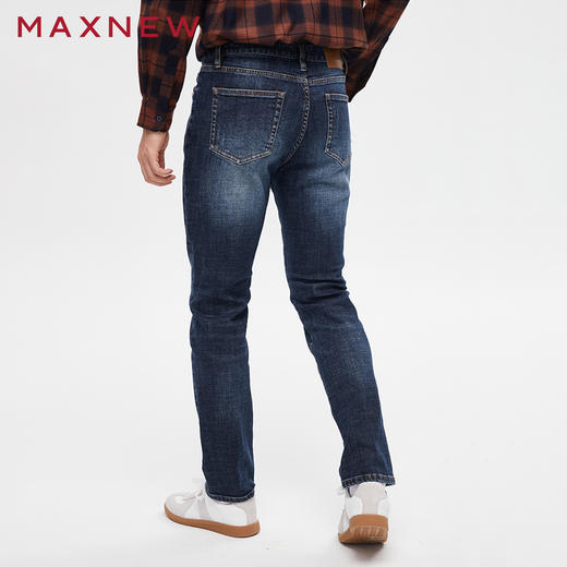 【门店同款】马恩MAXNEW男装牛仔长裤休闲秋季牛仔裤男士直筒百搭 商品图3