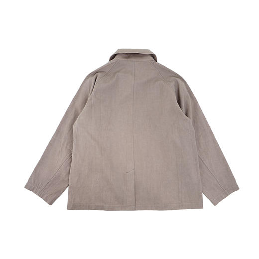 山也 郝 肌理棉麻翻立领外套 商品图3