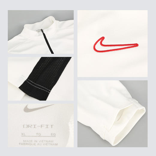 小李子NIKE耐克25半拉链足球长袖训练服青少年儿童男女HJ3721-133 商品图3