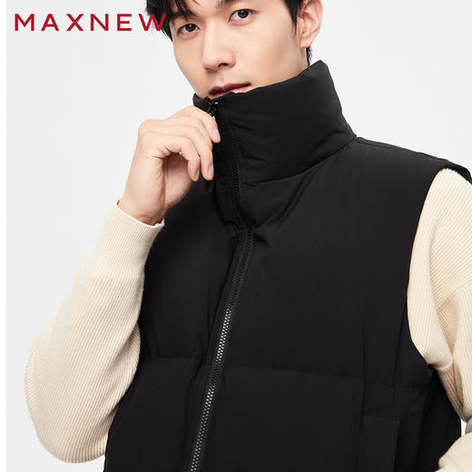 【门店同款】马恩MAXNEW男装羽绒背心马甲新款外套坎肩鸭绒保暖立 商品图1