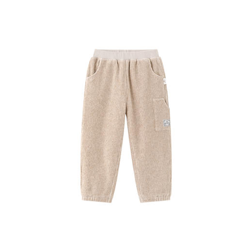 【商场同款】英氏儿童裤子灯芯绒摇粒绒秋冬男童保暖防寒休闲新款 商品图4