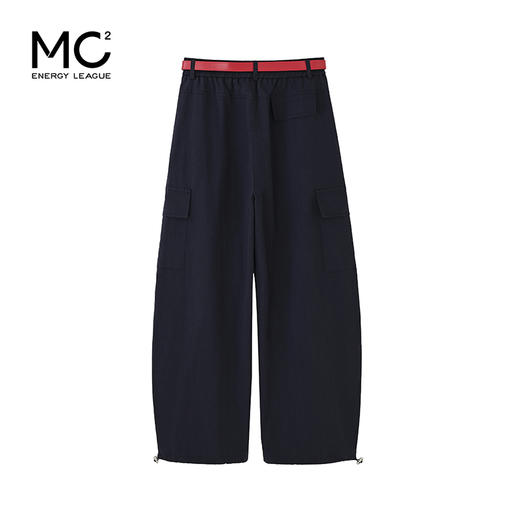 女装配腰带弯刀工装休闲裤-9278K5231014 商品图4