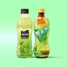 【特调DIY】葡萄柠香茶：美汁源青缇葡萄汁饮料450ml + 维他 鸭屎香柠檬茶500ml
