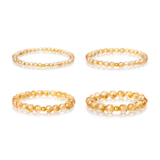 金六福吉祥瑞运金辉足金水晶手串 商品图5