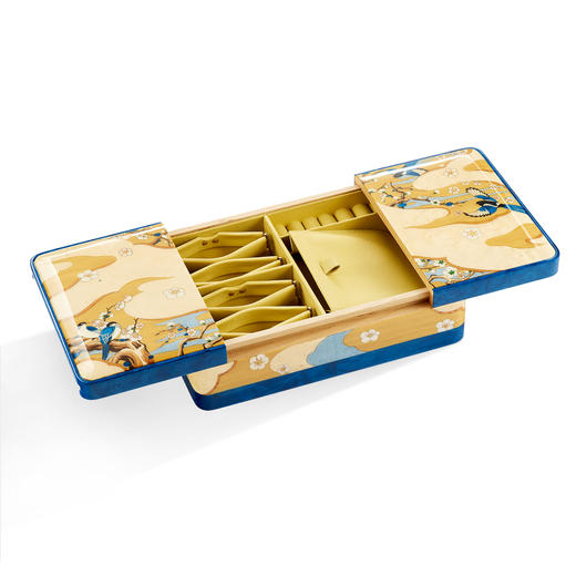 镶嵌”鹊起云端“主题凤翼梳妆匣 商品图5