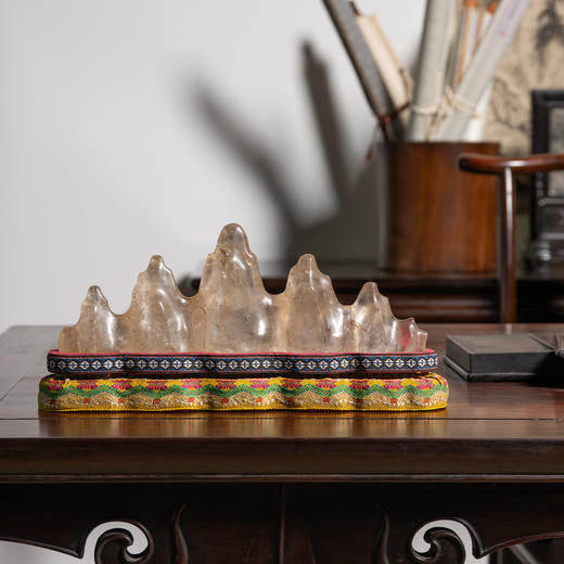 清	水晶雕五峰笔架山 商品图0