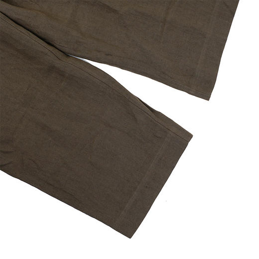 山也 郝 日晒亚麻廓形长裤 商品图3