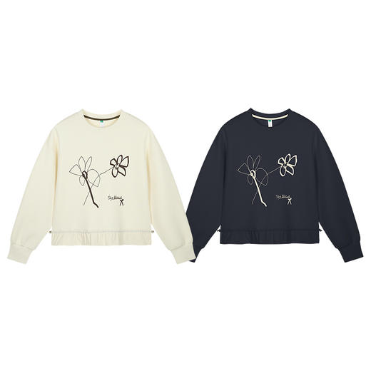 【品牌特惠】ACMEITEM爱棵米-女士印花卫衣GAG2310145E 商品图4