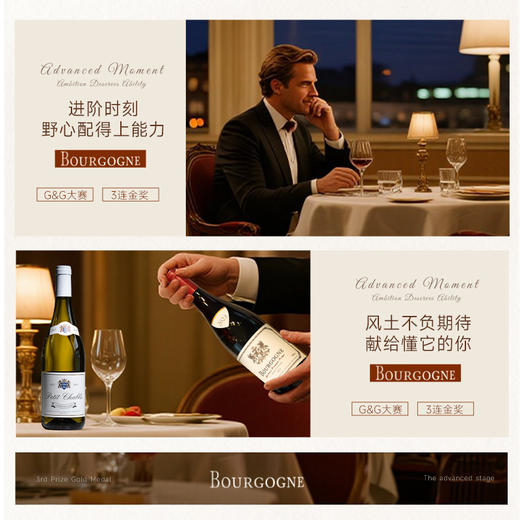 【连续3年-G&G大赛金奖】法国爱丽泽庄园小夏布利干白葡萄酒 12.5%vol 商品图8