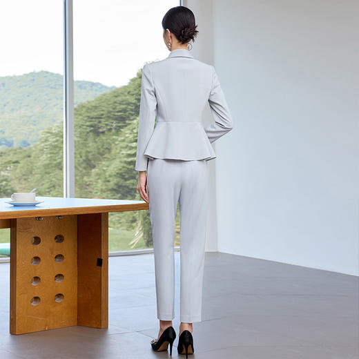 IWY/高级感珠宝店接待西装套装女时尚气质酒店前台工作服职业装25CP816 商品图4
