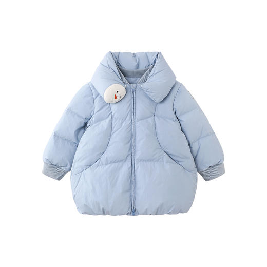 【商场同款】英氏男童羽绒服秋冬新款雪人童趣休闲保暖外套儿童超韧绒 商品图4