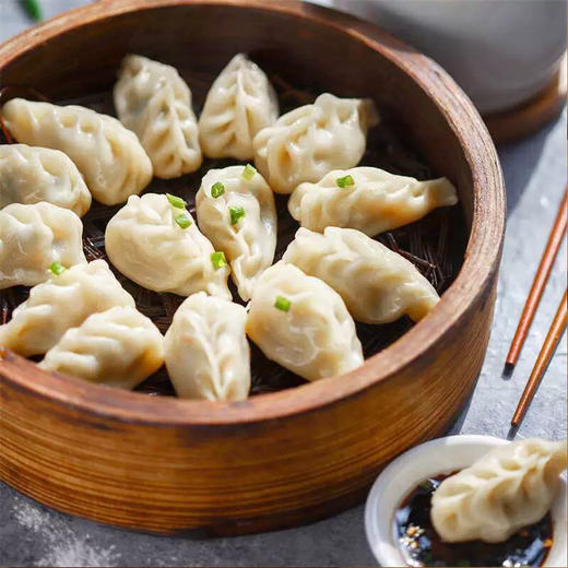 沙县小吃水饺鲜肉陷速冻柳叶蒸饺福建特产冷冻商用早餐速食饺子 商品图1