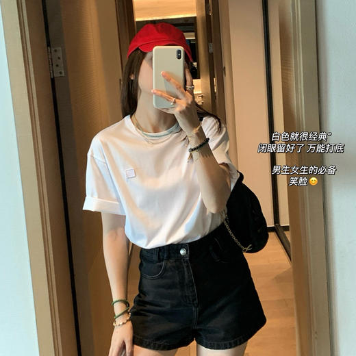 acne笑脸短袖T恤082001 商品图2