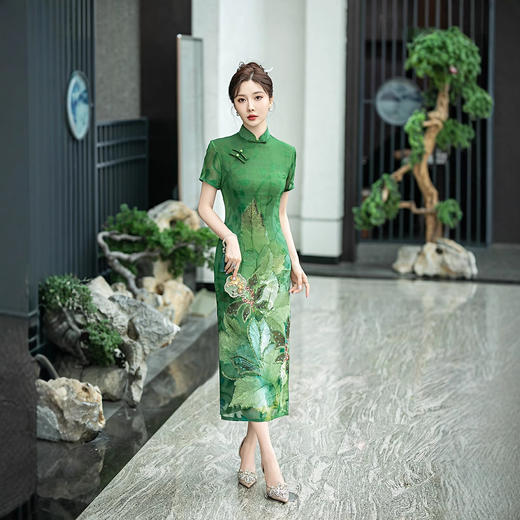 改良旗袍妈妈日常穿年轻款优雅气质高端SYG926 商品图2