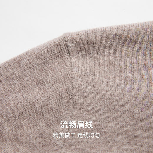 【100%绵羊毛】圣得西高领男款针织羊毛衫2025年秋季新款加厚毛衣 商品图7